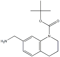 tert-Butyl 7-(aMinoMethyl)-3,4-dihydroquinoline-1(2H)-carboxylate Structure