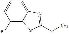 (7-BroMobenzo[d]thiazol-2-yl)MethanaMine 结构式