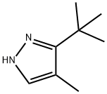 3-(TERT-ブチル)-4-メチル-1H-ピラゾール 化学構造式