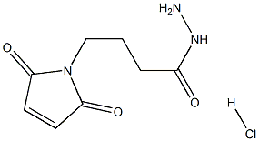 4-(2,5-Dioxo-2,5-dihydro-1H-pyrrol-1-yl)butanehydrazide hydrochloride Struktur