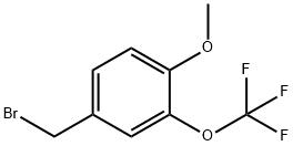 4-Methoxy-3-(trifluoroMethoxy)benzyl broMide, 97% Struktur