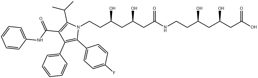 阿托伐他汀杂质F, 887196-24-9, 结构式