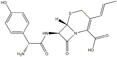 头孢丙烯杂质J,,结构式