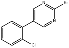 2-broMo-5-(2-chlorophenyl) pyriMidine Structure