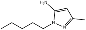 3-甲基-1-戊基-1H-吡唑-5-胺, 2629-98-3, 结构式