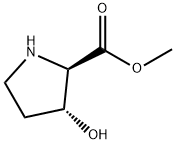 (2R,3R)-Methyl 3-hydroxypyrrolidine-2-carboxylate Structure