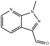 1-Methyl-1H-pyrazolo[3,4-b]pyridine-3-carbaldehyde Struktur