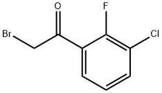 2-broMo-3'-chloro-2'-fluoroacetophenone Struktur