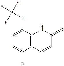 5-chloro-8-(trifluoroMethoxy)quinolin-2(1H)-one Structure