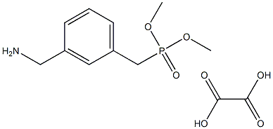 diMethyl 3-(aMinoMethyl)benzylphosphonate oxalate Structure