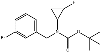 tert-butyl 5-broMo-2-fluorobenzyl(cyclopropyl)carbaMate Structure