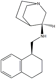 (S)-N-(((S)-1,2,3,4-tetrahydronaphthalen-1-yl)Methyl)quinuclidin-3-aMine Structure