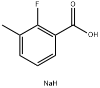 sodiuM 2-fluoro-3-Methylbenzoate Structure