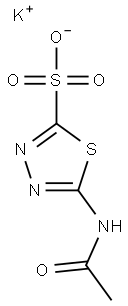 5-(AcetylaMino)-1,3,4-thiadiazole-2-sulfonic Acid PotassiuM Salt Structure