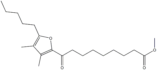 9-(3,4-DiMethyl-5-pentylfuran-2-yl)-9-oxononanoic Acid Methyl Ester Structure