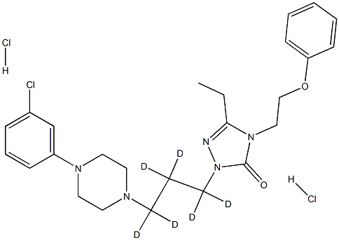 Nefazodone-d6 Dihydrochloride Structure