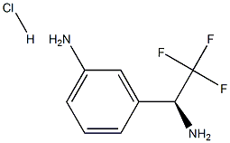 (S)-3-(1-AMINO-2,2,2-TRIFLUOROETHYL)ANILINE HYDROCHLORIDE