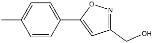 (5-(4-Methylphenyl)-3-isoxazolyl)Methanol Structure