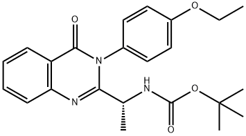 (R)-Tert-Butyl 1-(3-(4-Ethoxyphenyl)-4-Oxo-3,4-Dihydroquinazolin-2-Yl)EthylcarbaMate Structure