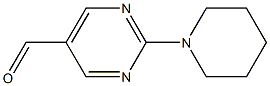 2-(1-Piperidinyl)-5-pyriMidinecarbaldehyde Structure