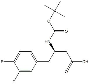 Boc-3,4-difluoro-L-b-hoMophenylalanine Structure