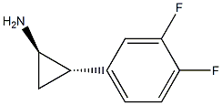 trans-2-(3,4-difluorophenyl) cyclopropanaMine Structure