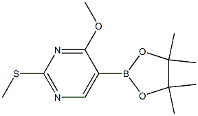 4-Methoxy-2-(Methylthio)-5-(4,4,5,5-tetraMethyl-dioxaborolan-2-yl)pyriMidine