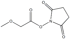 2,5-dioxopyrrolidin-1-yl 2-Methoxyacetate Struktur