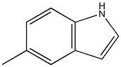 5-Methyl indole 化学構造式