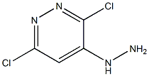 3,6-dichloro-4-hydrazinopyridazine Struktur
