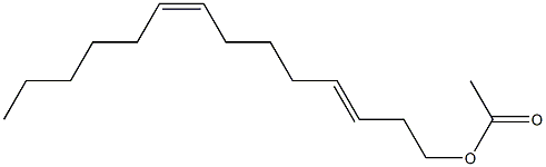 (E,Z)-3,8-Tetradecadienyl acetate Struktur