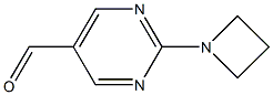 2-(azetidin-1-yl)pyriMidine-5-carbaldehyde,,结构式