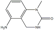 5-azanyl-1-Methyl-3,4-dihydroquinazolin-2-one 化学構造式