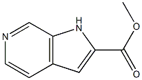 6-Azaindole-2-carboxylic acid Methyl ester Structure