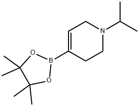 1-异丙基-4-(4,4,5,5-四甲基-1,3,2-二氧硼杂环戊烷-2-基)-1,2,3,6-四氢吡啶, 1642583-50-3, 结构式