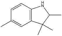 5-Methyl-2,3,3-triMethy-indoline 化学構造式