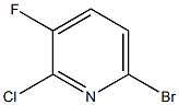 2-chloro-3-fluoro-6-broMopyridine 化学構造式