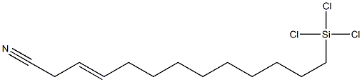 12-CYANODODEC-10-ENYLTRICHLOROSILANE, tech-95,,结构式