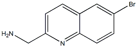 (6-BroMoquinolin-2-yl)MethanaMine,,结构式