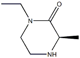 (R)-1-Ethyl-3-Methylpiperazin-2-one Structure