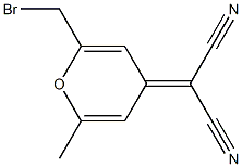 4-(DicyanoMethylene)-2-broMoMethyl-6-Methyl-4H-pyran Struktur