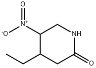 4-ethyl-5-nitropiperidin-2-one Structure