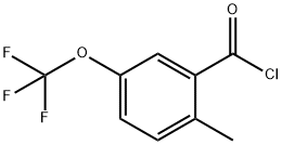 2-Methyl-5-(trifluoroMethoxy)benzoyl chloride, 97% Struktur