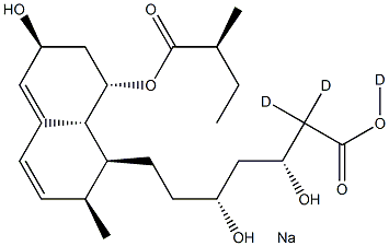 D3普伐他汀钠,,结构式