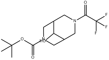 tert-butyl 9-hydroxy-7-(2,2,2-trifluoroacetyl)-3,7-diaza-bicyclo[3.3.1]nonane-3-carboxylate,1823836-12-9,结构式