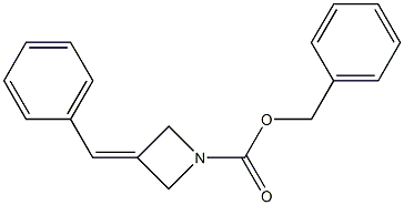 benzyl 3-benzylideneazetidine-1-carboxylate 结构式