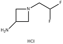 1-(2,2,-Difluoroethyl)azetidin-3-aMine dihydrochloride Structure