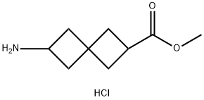 6-氨基螺[3.3]庚烷-2-羧酸甲酯盐酸盐 结构式