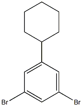 1,3-dibroMo-5-cyclohexylbenzene Structure