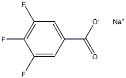 sodiuM 3,4,5-trifluorobenzoate Structure